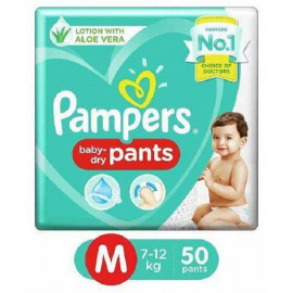 PAMPERS BABY DRY PANTS (M) 50PAD